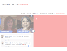 Tablet Screenshot of grandrapidstherapycenter.com